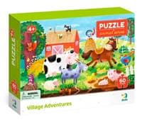 Puzzle Zvířata Dobrodružství na venkově 60 dílků - autor neuvedený