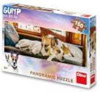 Puzzle 150 Gump Jsme dvojka na gauči panoramic - autor neuvedený