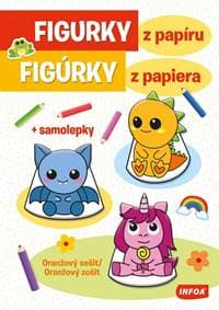 Figúrky z papiera - oranžový zošit - autor neuvedený