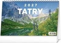 Stolový kalendár Tatry 2027, 23,1 x 14,5 cm - autor neuvedený