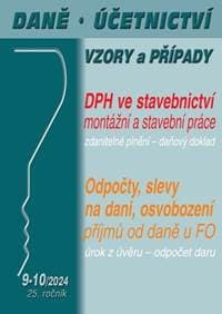 Daně, účetnictví, vzory a případy - autor neuvedený