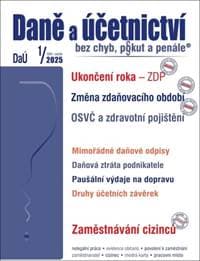 Daně a účetnictví bez chyb, pokut a penále 1/2025 - autor neuvedený