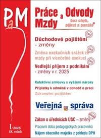 Práce a mzdy Změny v důchodovém pojištění - autor neuvedený