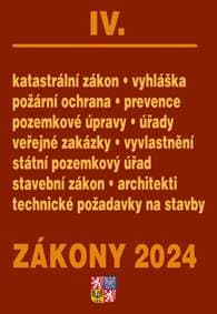 Zákony IV 2024 – stavebnictví, katastr - autor neuvedený