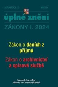 Aktualizace 2024 I/2 O daních z příjmů, o archivnictví a spisové službě - autor neuvedený