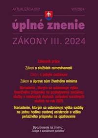 Aktualizácia III/2 2024 – Zákonník práce a zamestnávanie - autor neuvedený