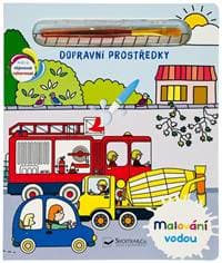 Dopravní prostředky - Malování vodou - autor neuvedený