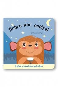 Dobrú noc, opička! kniha s kúzelnou baterkou - autor neuvedený