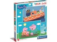 Puzzle 2x20 Peppa Pig - autor neuvedený