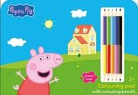 Bloky na kreslenie s pastelkami Prasiatko Peppa - autor neuvedený