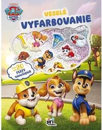 Veselé vyfarbovanie so super samolepkami Labková patrola - autor neuvedený