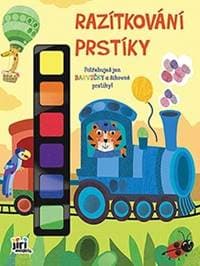 Razítkování prstíky Vlak - autor neuvedený