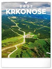 Krkonoše 2027 - nástěnný kalendář - autor neuvedený
