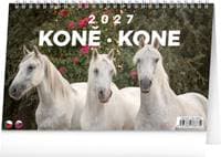 Koně 2027 - stolní kalendář - autor neuvedený