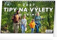 Tipy na výlety s dětmi 2027 - stolní kalendář - autor neuvedený