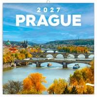 Poznámkový kalendář Praha 2027 - nástěnný kalendář - autor neuvedený