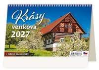 Krásy venkova 2027 - stolní kalendář - autor neuvedený