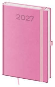 Týdenní diář 2027 A5 Print Pop růžový - autor neuvedený