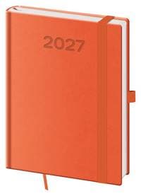 Denní diář 2027 B6 Print Pop oranžový - autor neuvedený