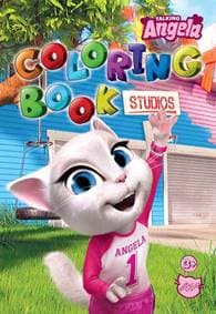 Omaľovanky A4 s farebnou predlohou - Talking Angela - autor neuvedený
