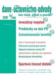 DUO 2-3/2025 – Dane, účtovníctvo, odvody bez chýb, pokút a penále - Ján Mintál, Jarmila Strählová, Miroslava Brnová, Anton Kolembus, Iveta Matlov...