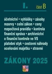 Zákony I B/2025 – Účetní zákony - autor neuvedený
