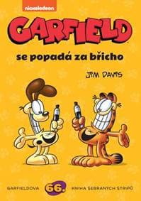 Garfield se popadá za břicho - Jim Davis