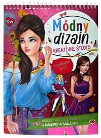 Módny dizajn kreatívne štúdio s nálepkami - FONI-BOOK