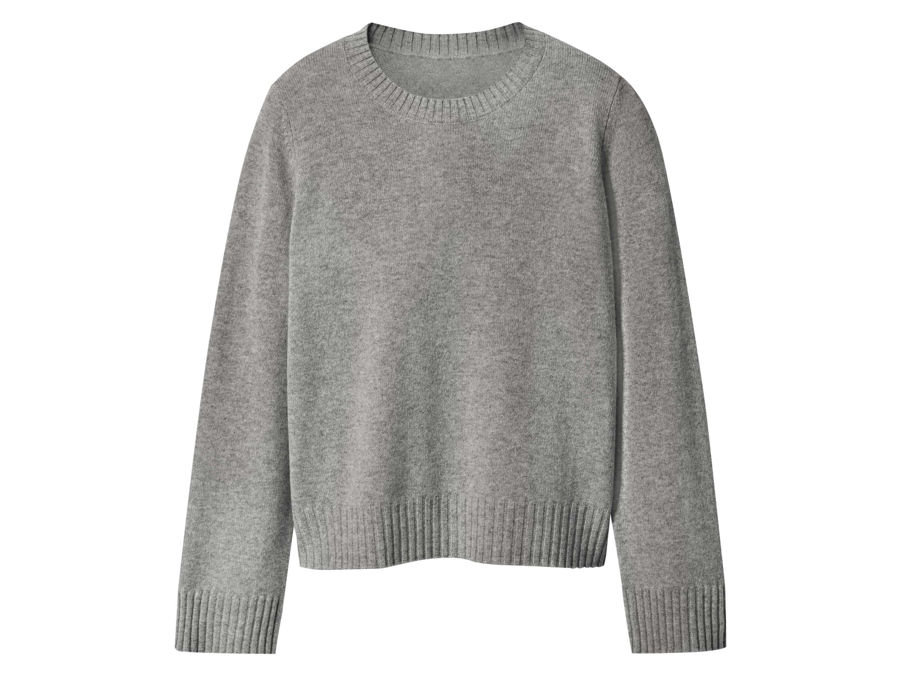 esmara® Dámsky kašmírový pulóver Premium (bledosivá, S (36/38))