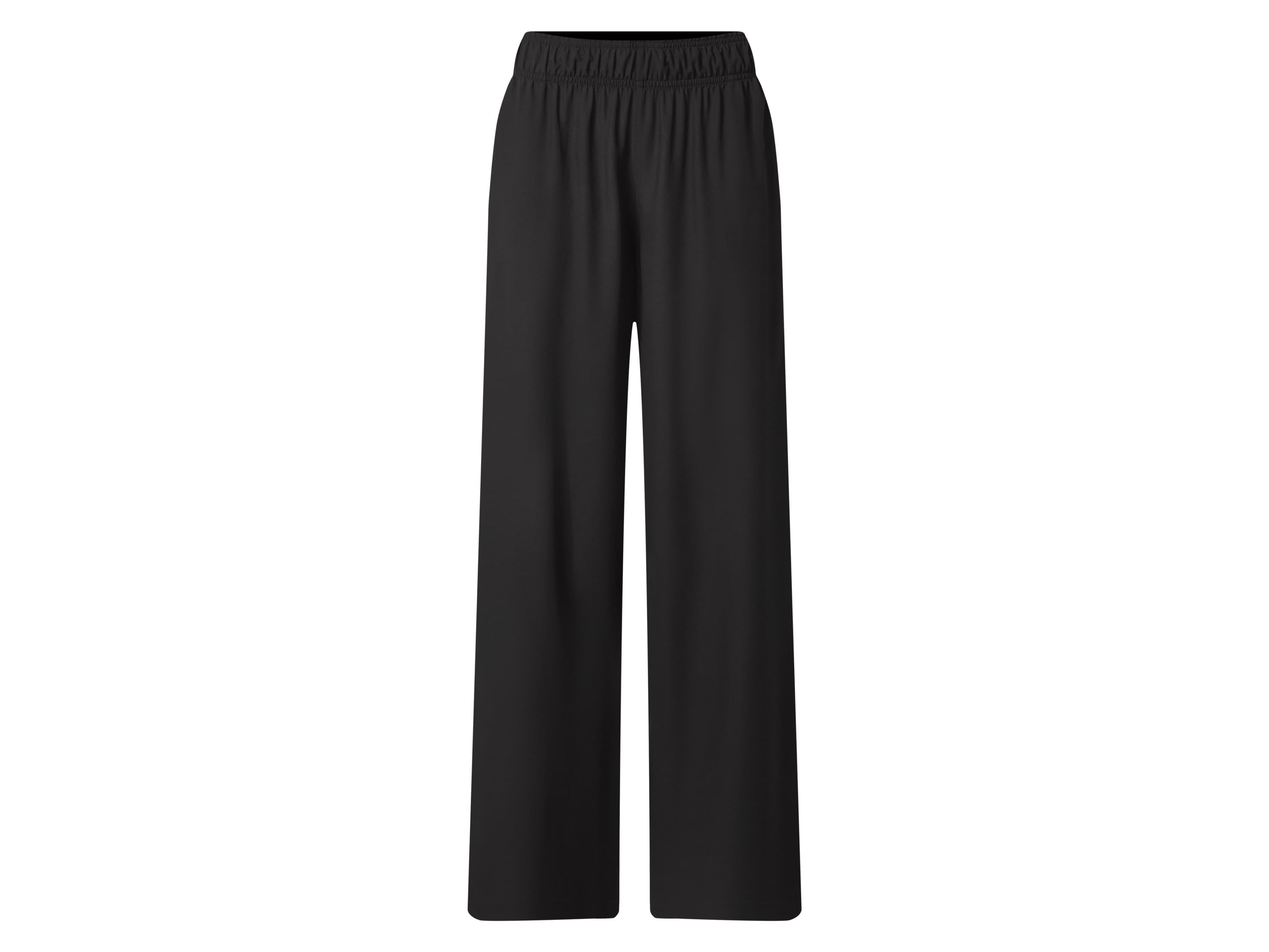 ESMARA® Dámske nohavice „Wide Leg“ (čierna, L (44/46))