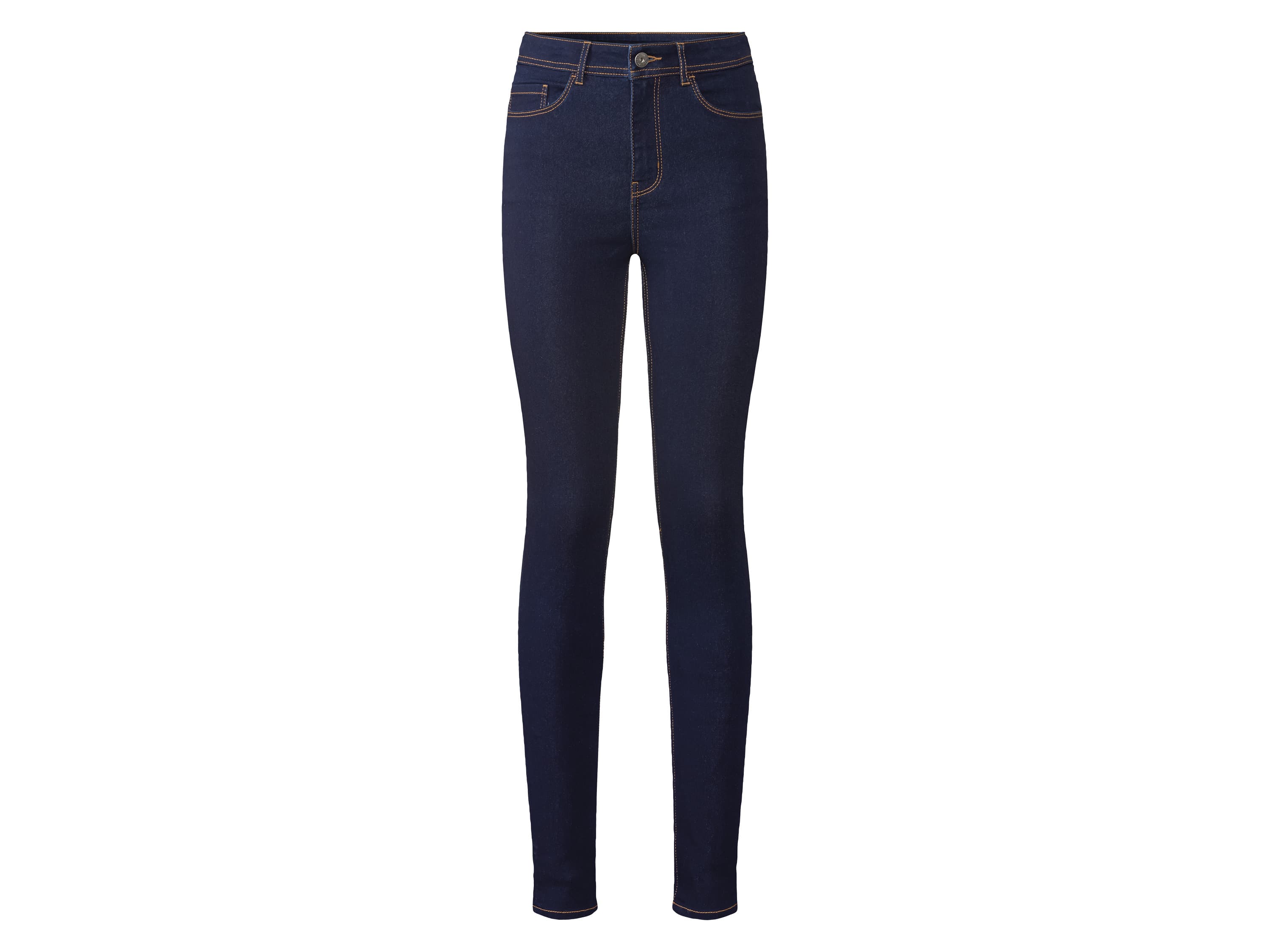 esmara® Dámske rifle „Super Skinny Fit" s vysokým pásom (tmavomodrá, 34)