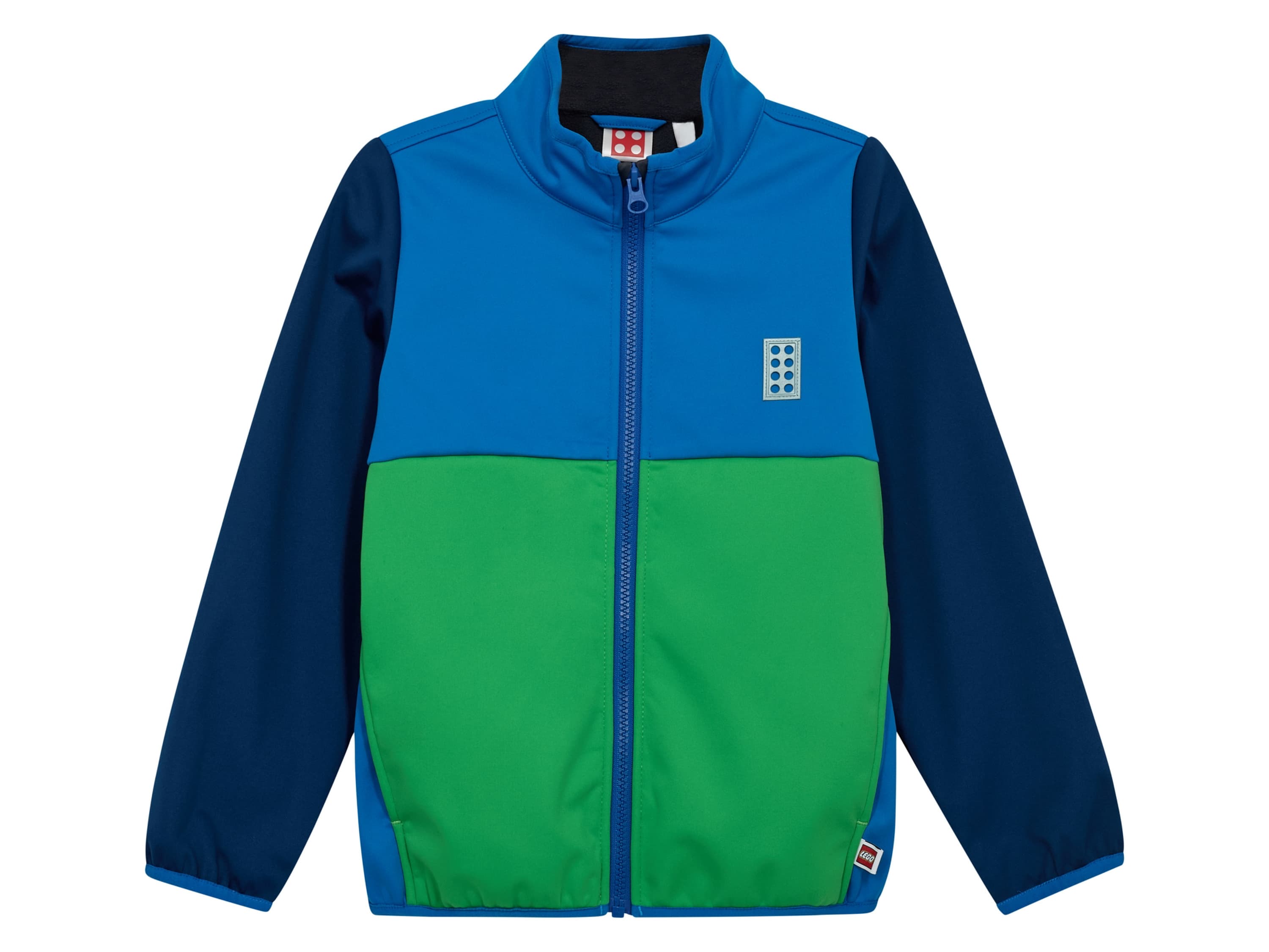 LEGO® Wear Detská softšelová bunda (modrá/zelená, 98/104)