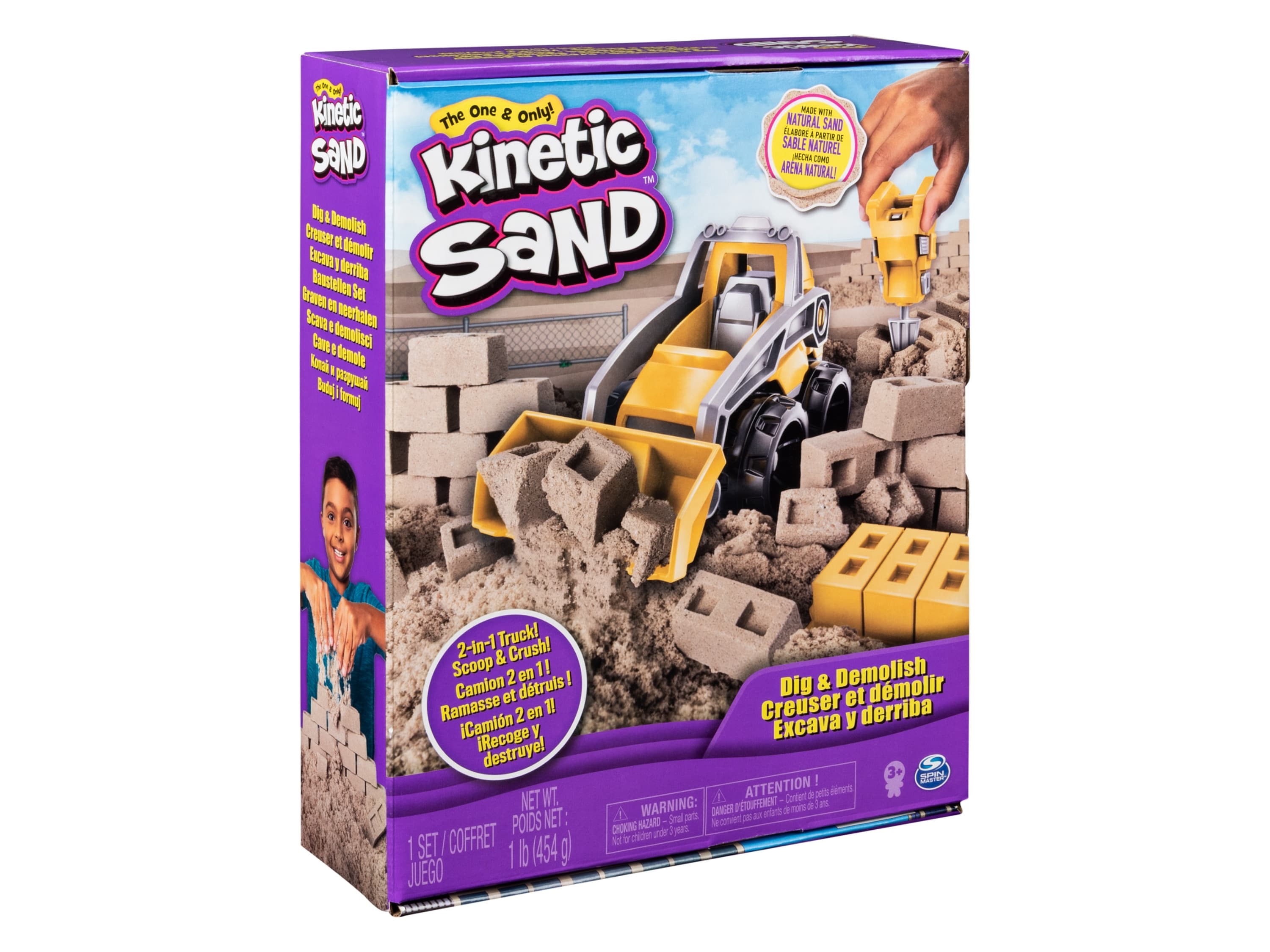 KINETIC SAND Hrací piesok Dig und Demolish