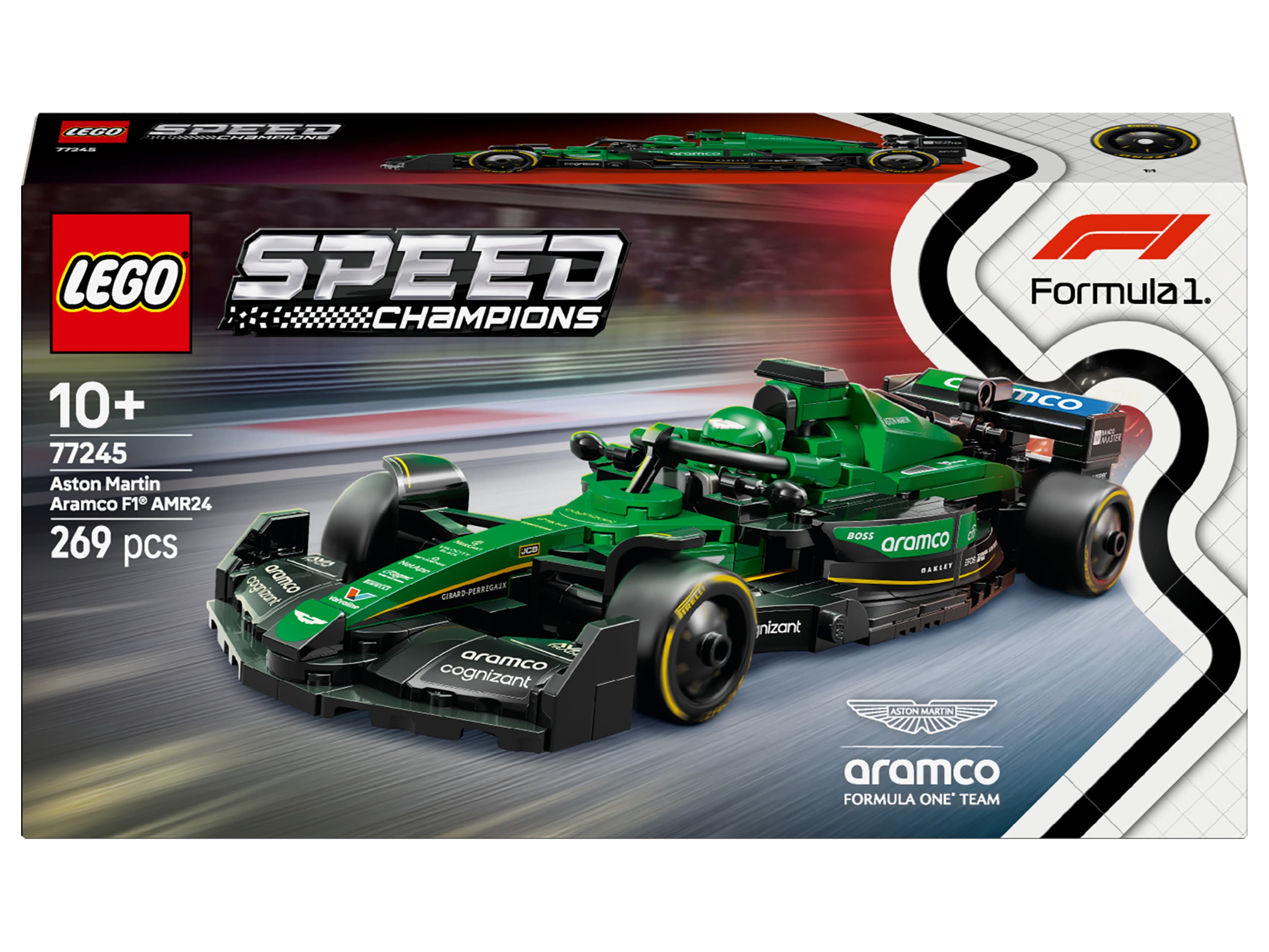 LEGO® SPEED CHAMPIONS 77245 Pretekárske auto Aston Martin Aramco F1® AMR24