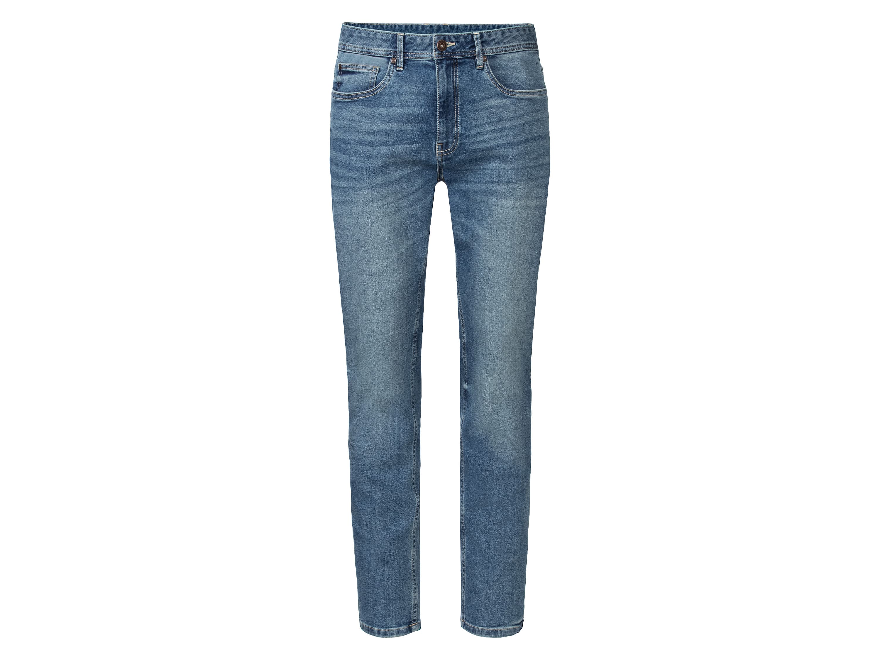 LIVERGY® Pánske rifle „Slim Fit“ (54 (38/32), bledomodrá)