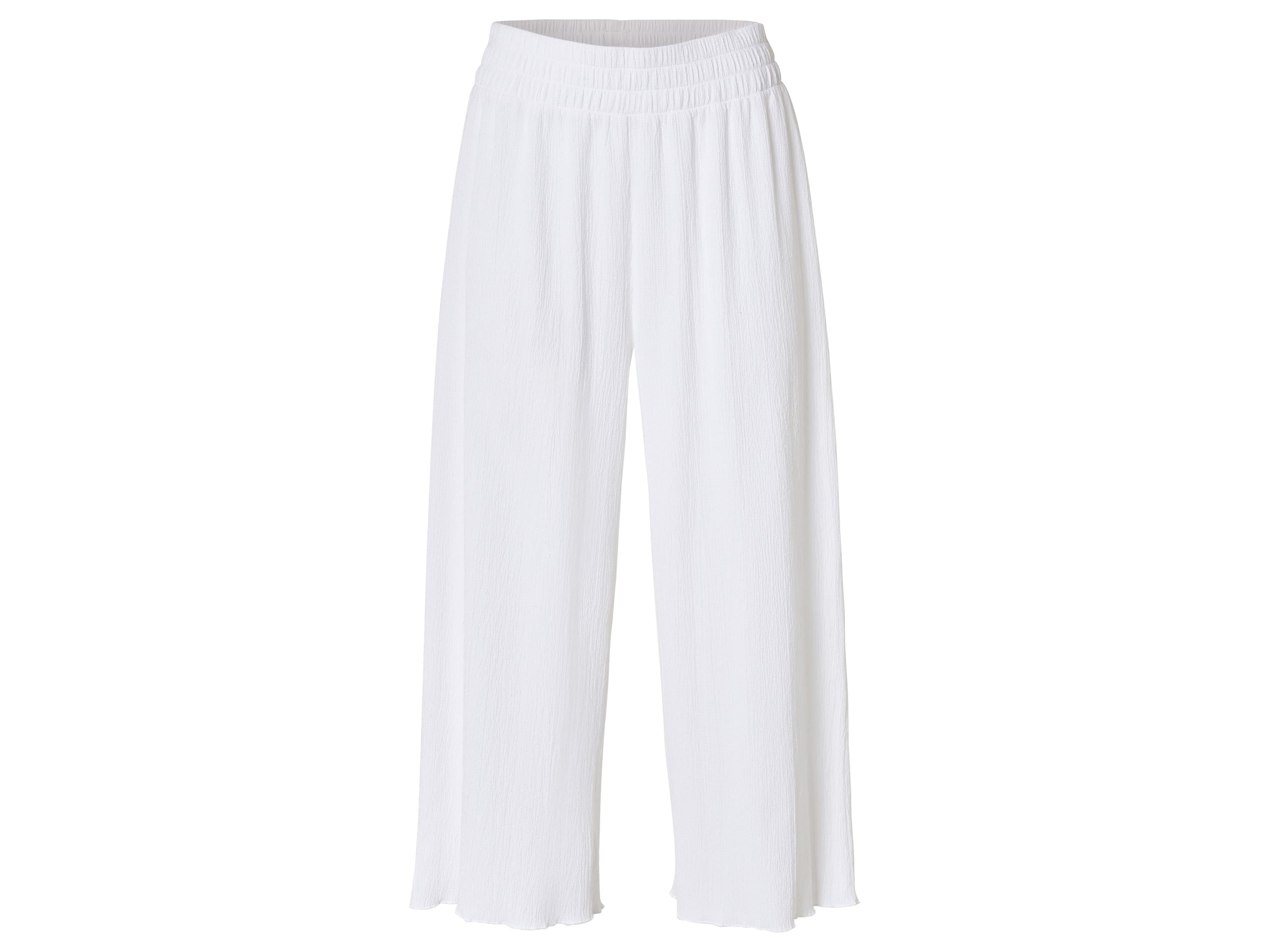 esmara® Dámske culotte nohavice (S (36/38), biela)