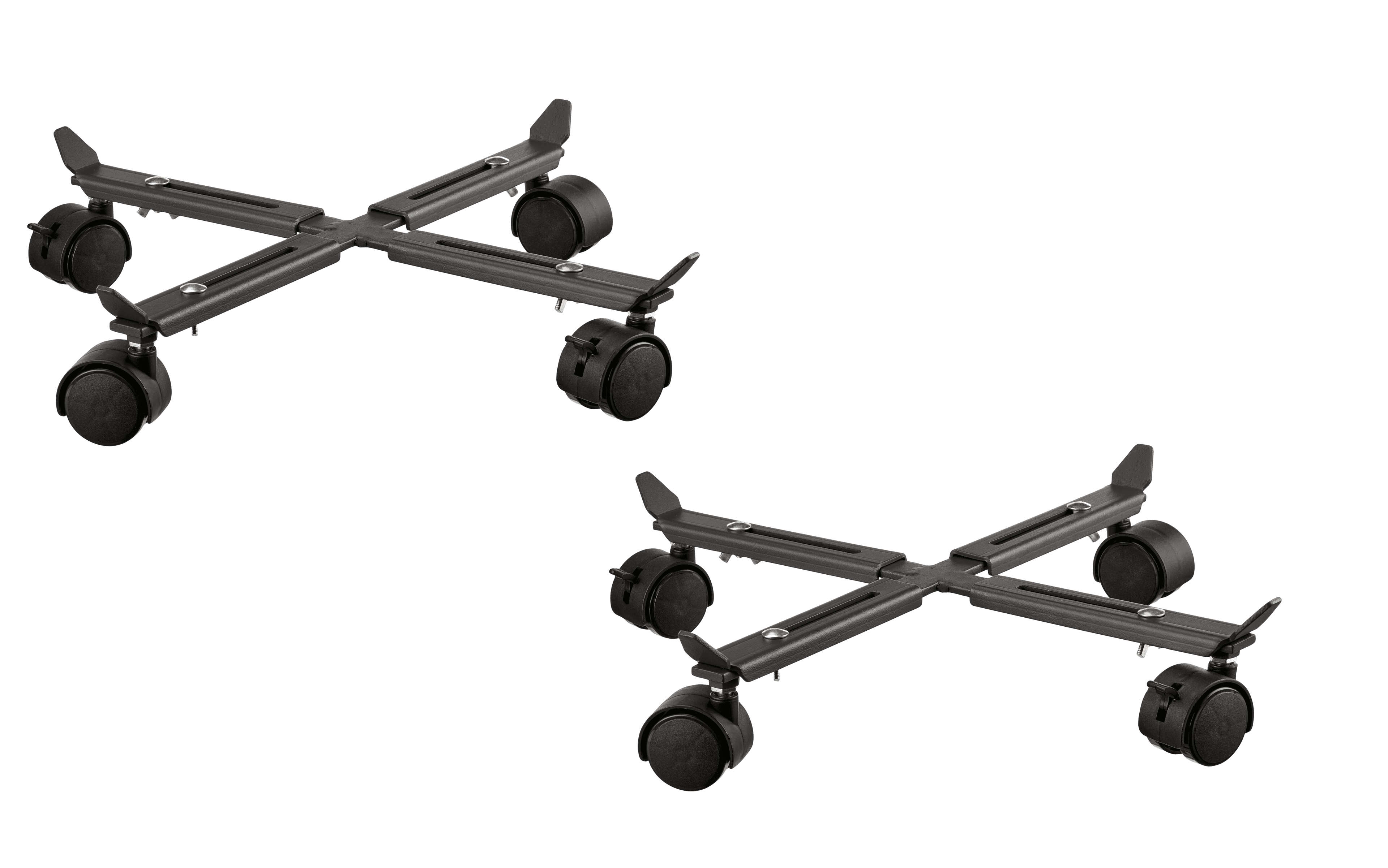 PARKSIDE® Teleskopický vozík pod črepník, 100 kg, antracitový, 2 kusy
