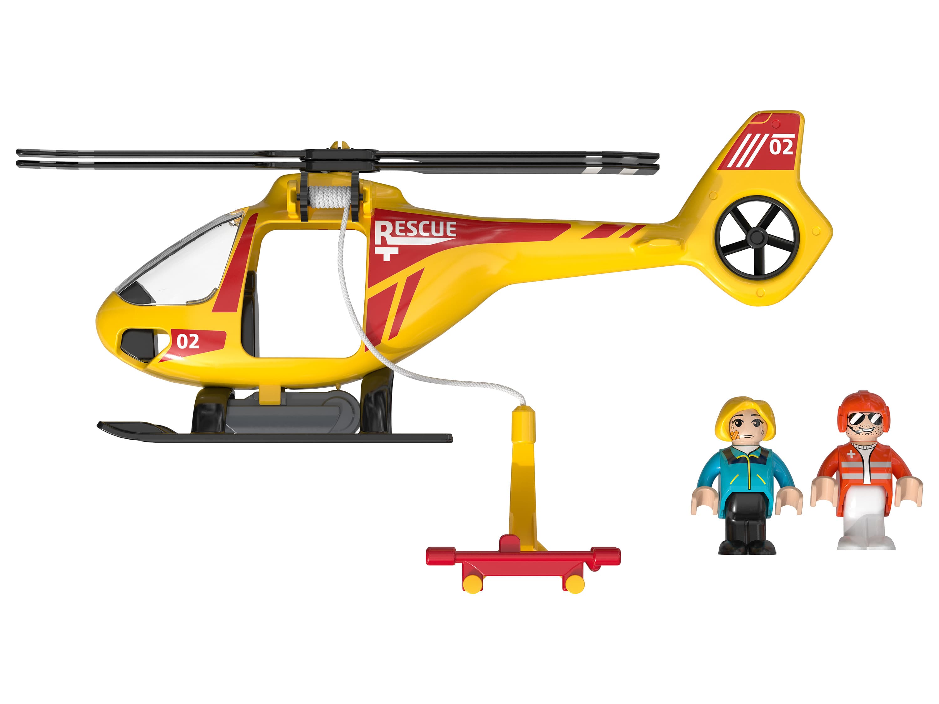 Playtive Zásahové vozidlá so svetelnou a zvukovou signalizáciou (helikoptéra)