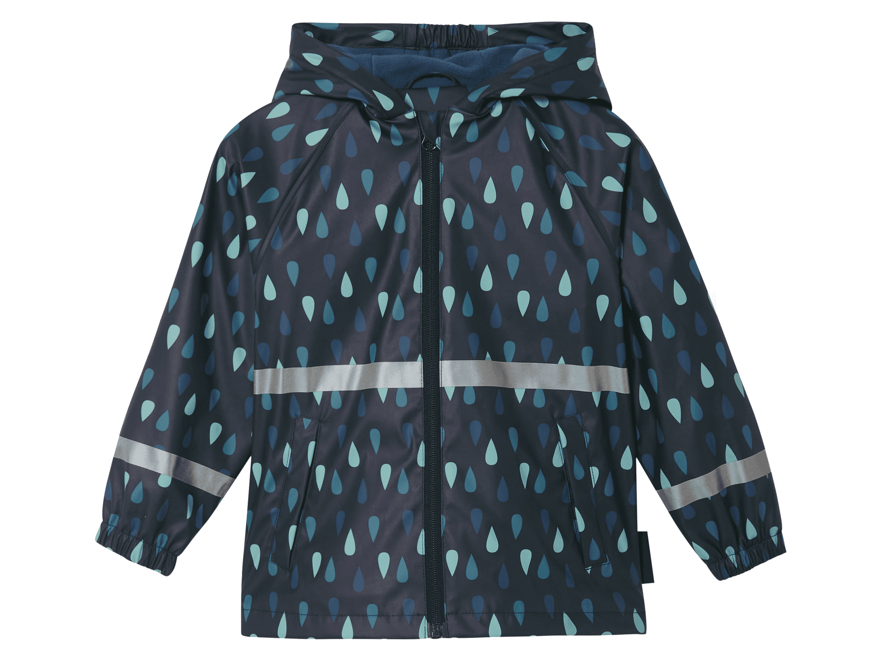 lupilu® Chlapčenská nepremokavá bunda (navy modrá/vzor, 122/128)