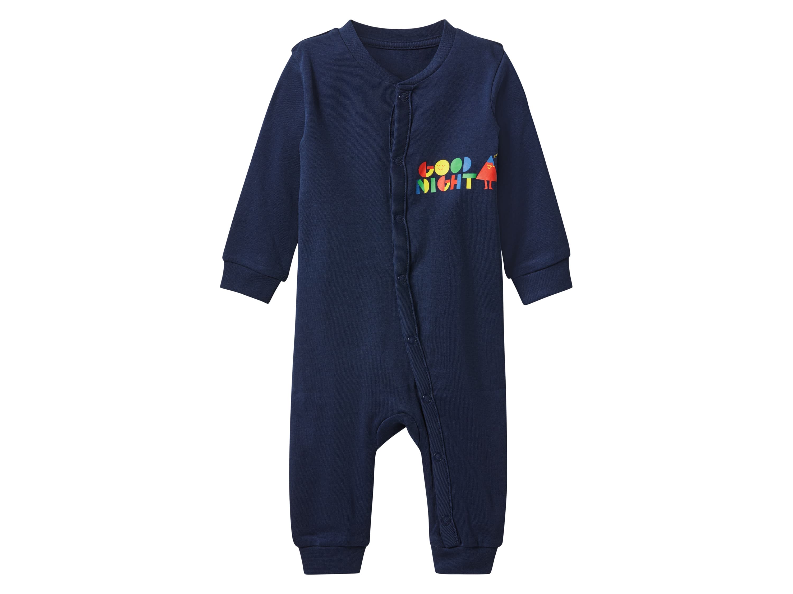 lupilu® Chlapčenský overal na spanie pre bábätká (navy modrá, 50/56)