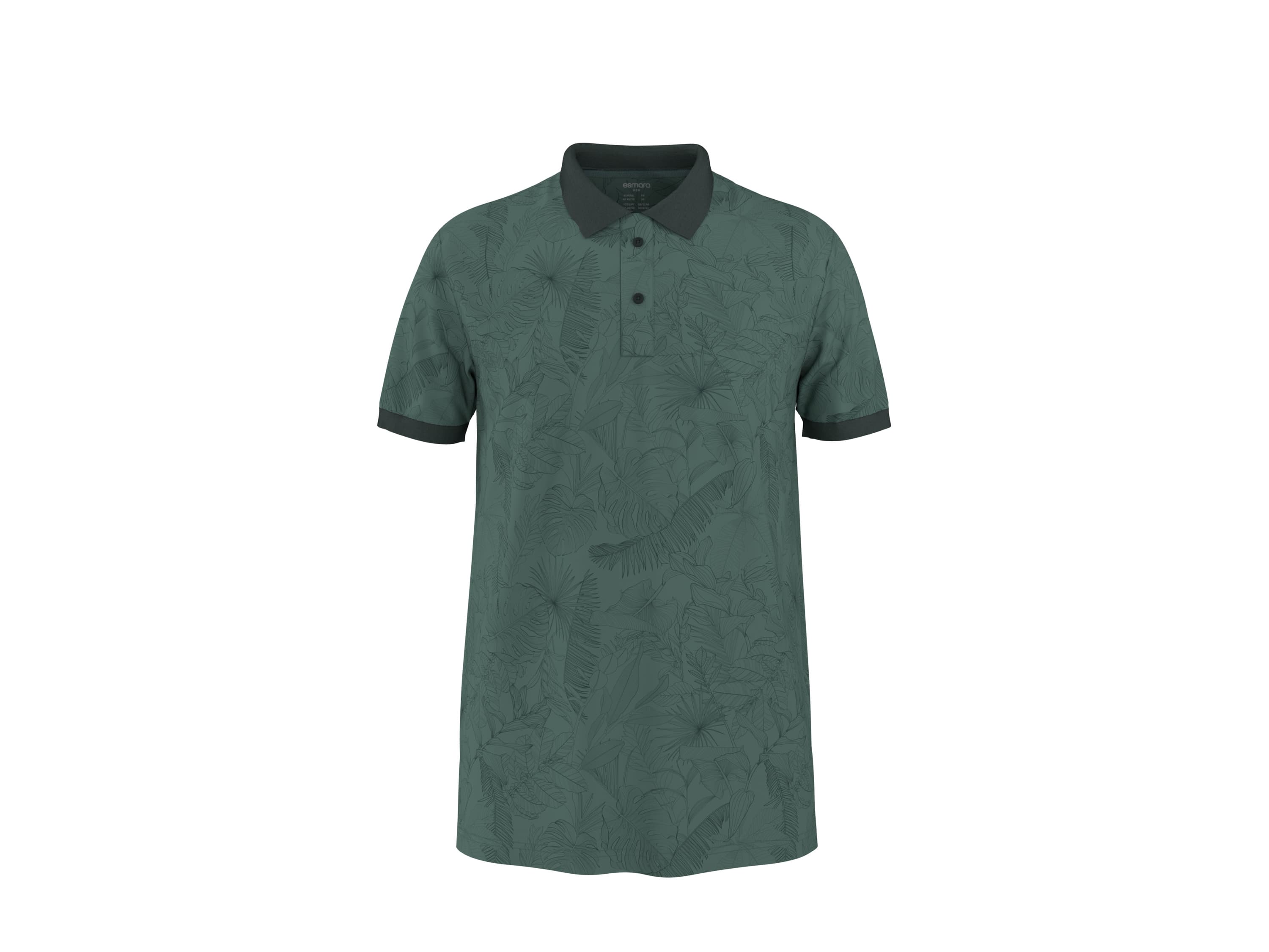 esmara Men Pánske polotričko (zelená, XXL (60/62))