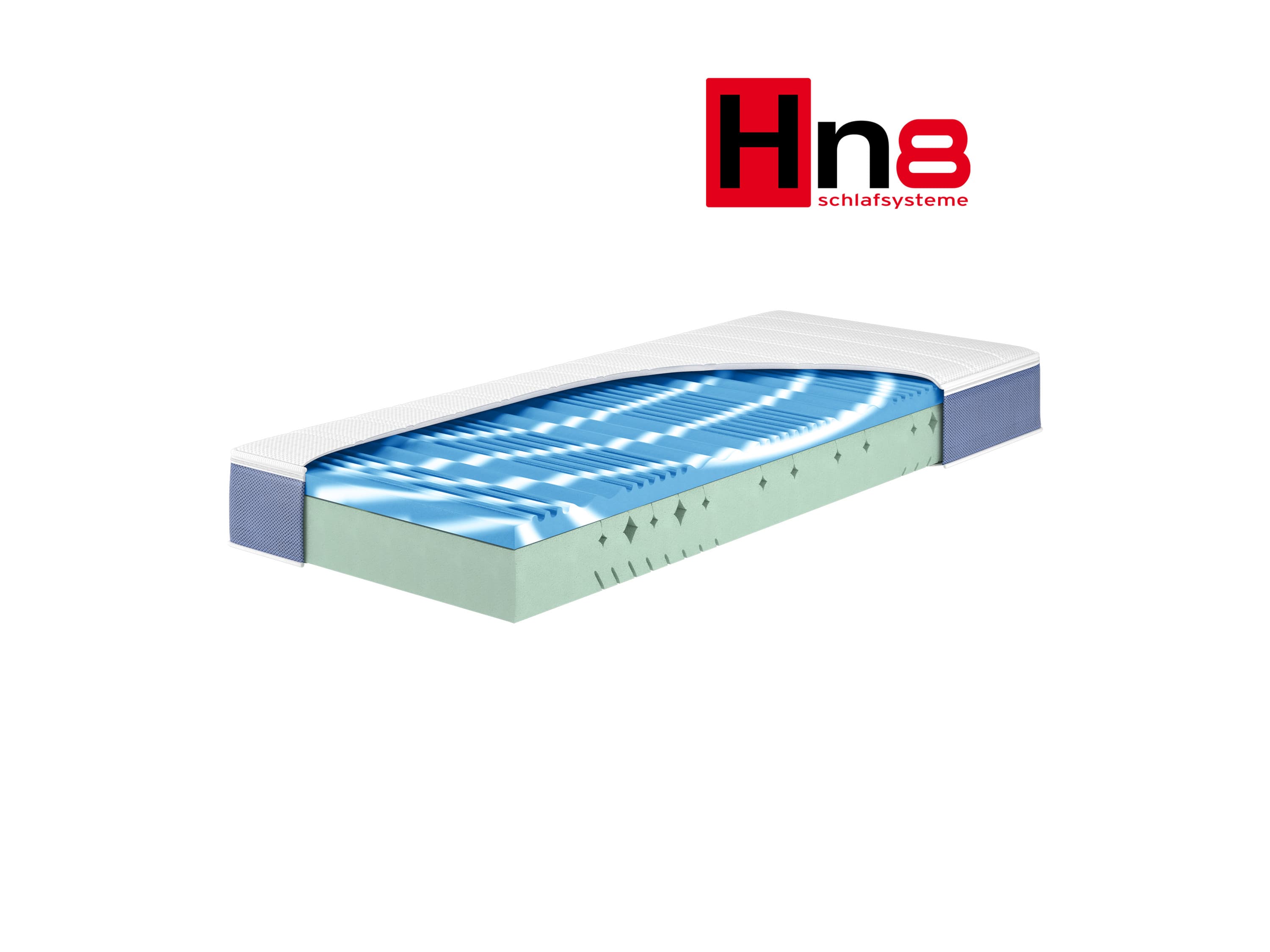 Hn8 Schlafsysteme Komfortný 7-zónový penový matrac Dream Surf (H4, 140 x 200 cm)