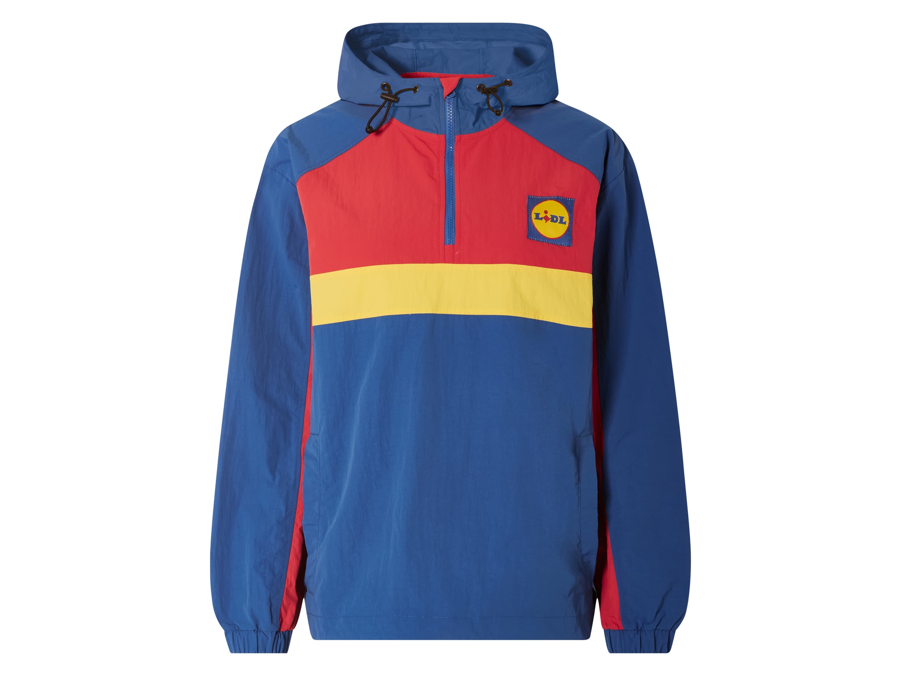 esmara® Dámska bunda Lidl (modrá/červená/žltá, M (40/42))