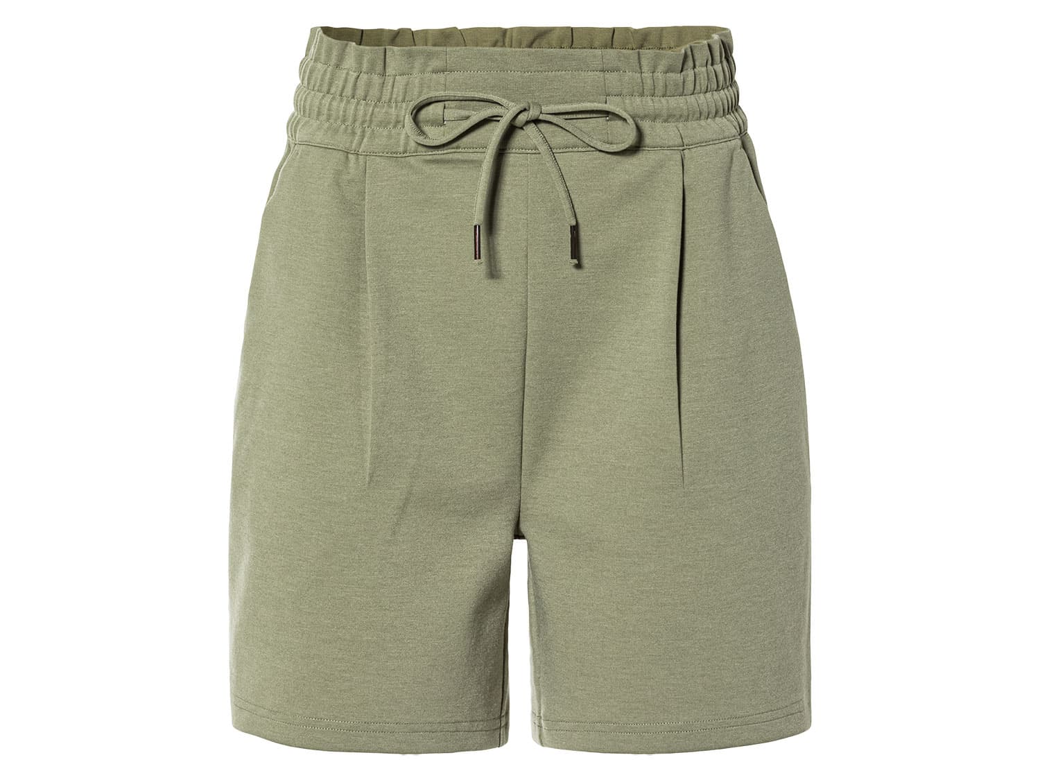 esmara® Dámske bermudy s vysokým pásom (XS (32/34), zelená)