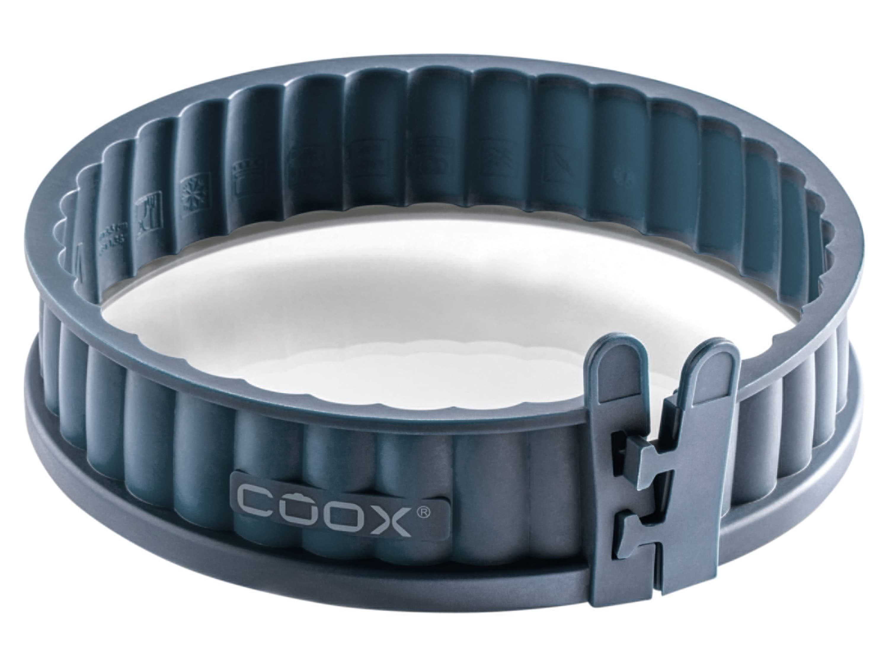 Coox Forma na koláč so skleneným dnom, Ø 18 cm (modrosivá)