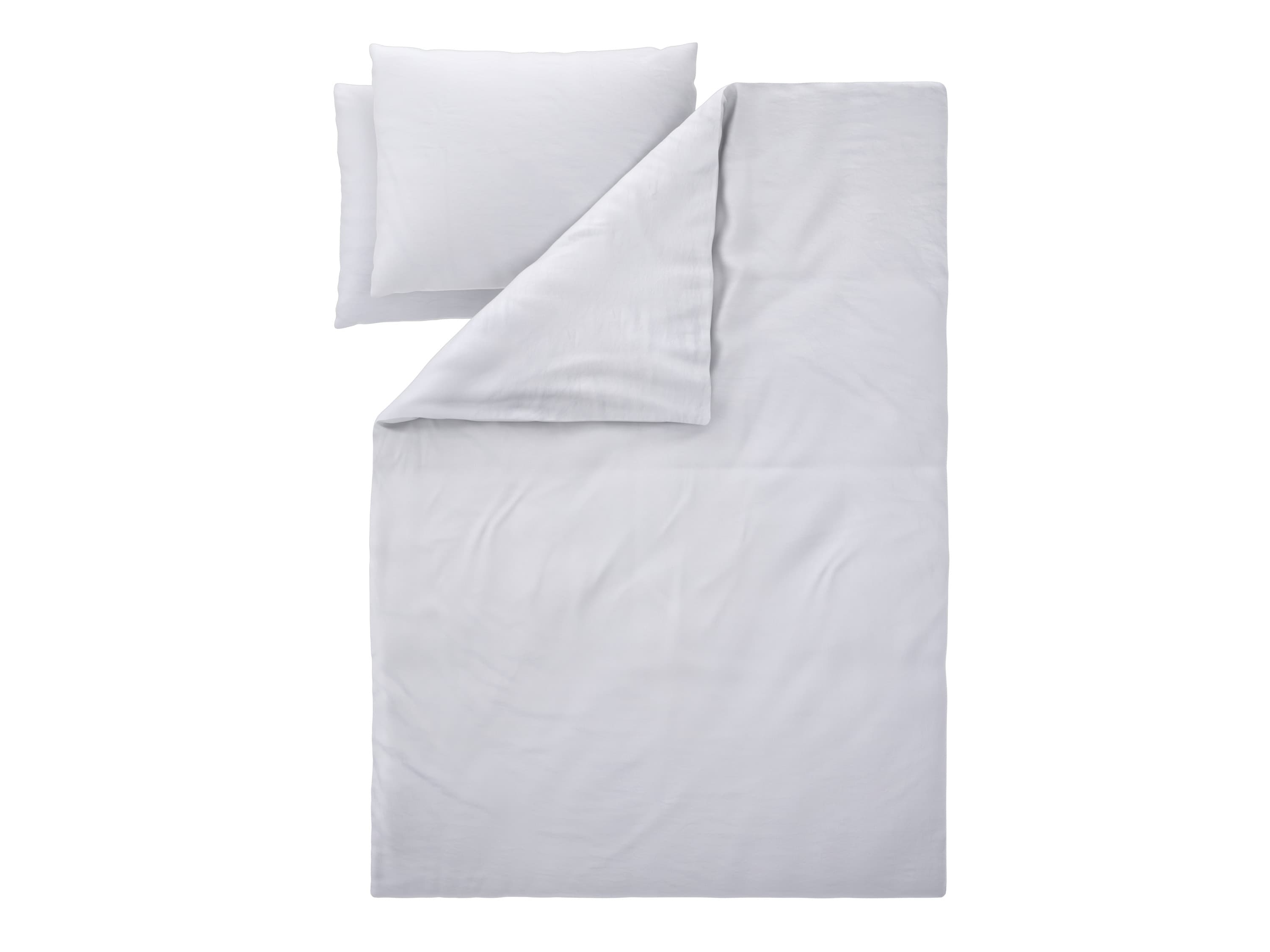 LIVARNO® Bavlneno-ľanová posteľná bielizeň Premium, 200 x 220 cm (biela)