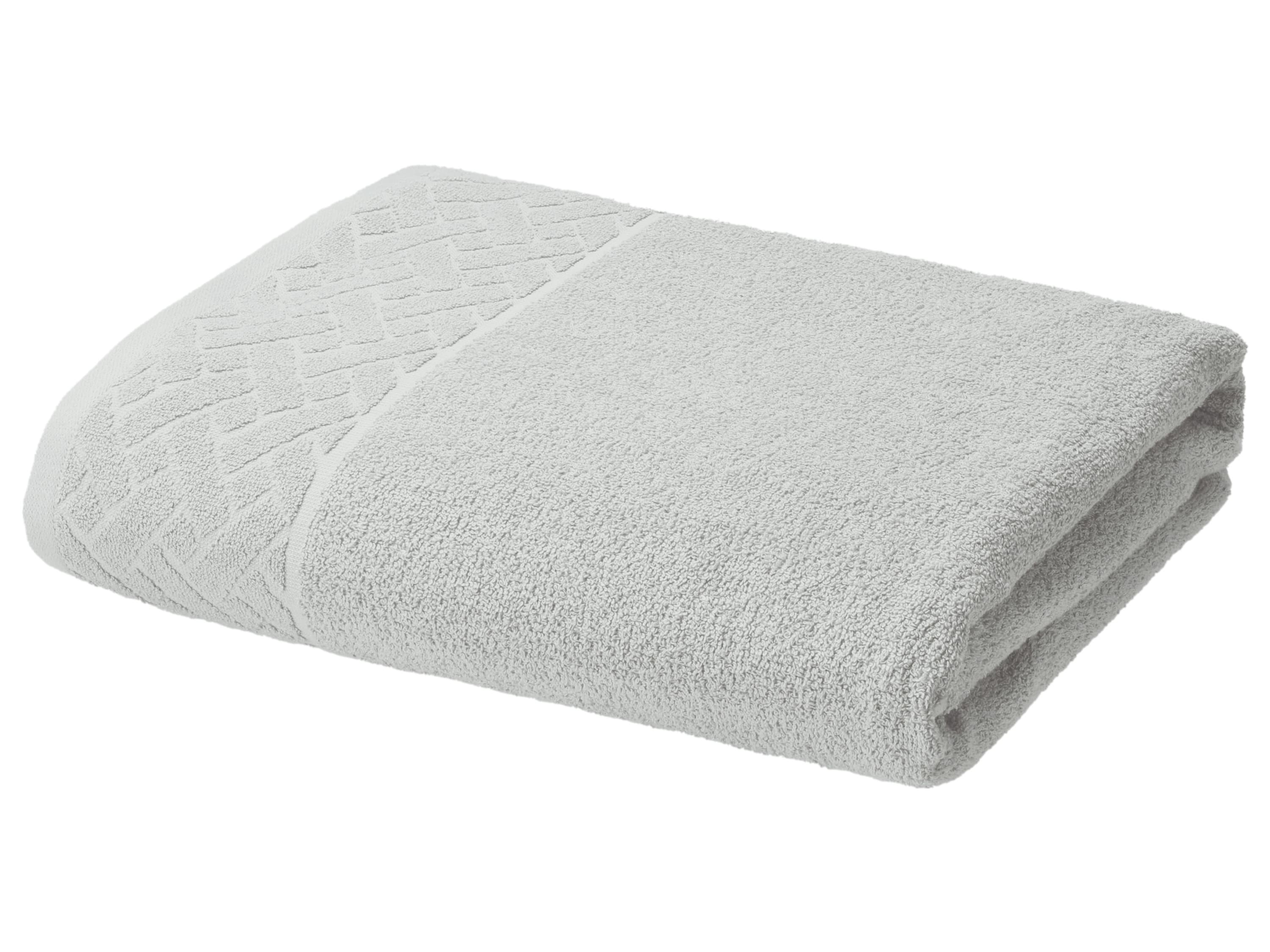 LIVARNO® Froté osuška, 450 g/m², 100 x 150 cm (sivá)