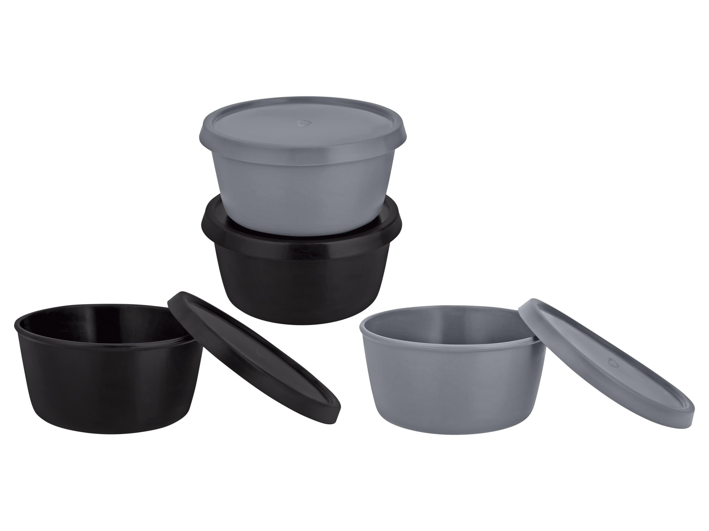 SILVERCREST® Silikónová nádoba na cesto na pizzu, 4 kusy