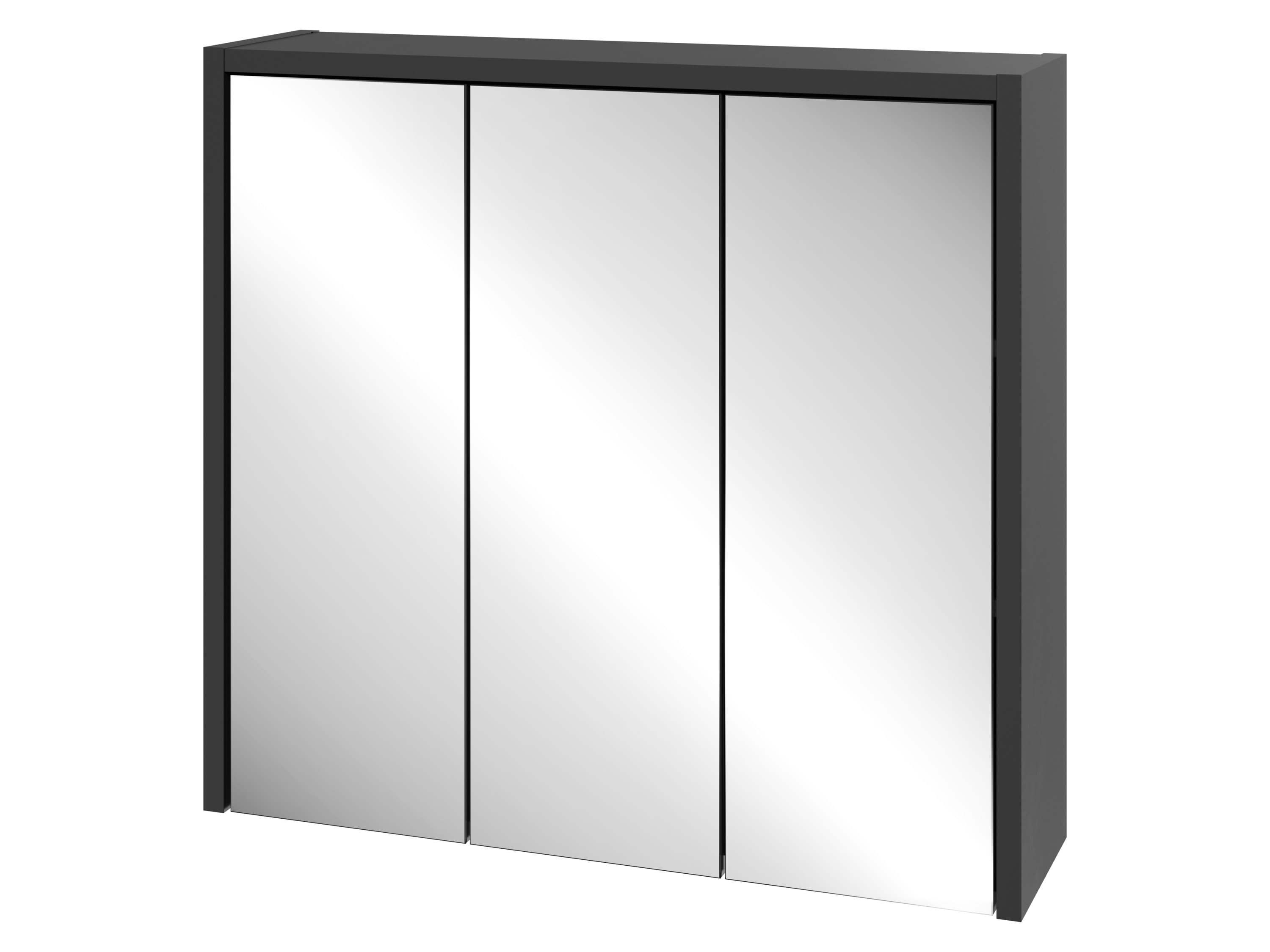 LIVARNO® Zrkadlová skrinka Oslo, antracitová