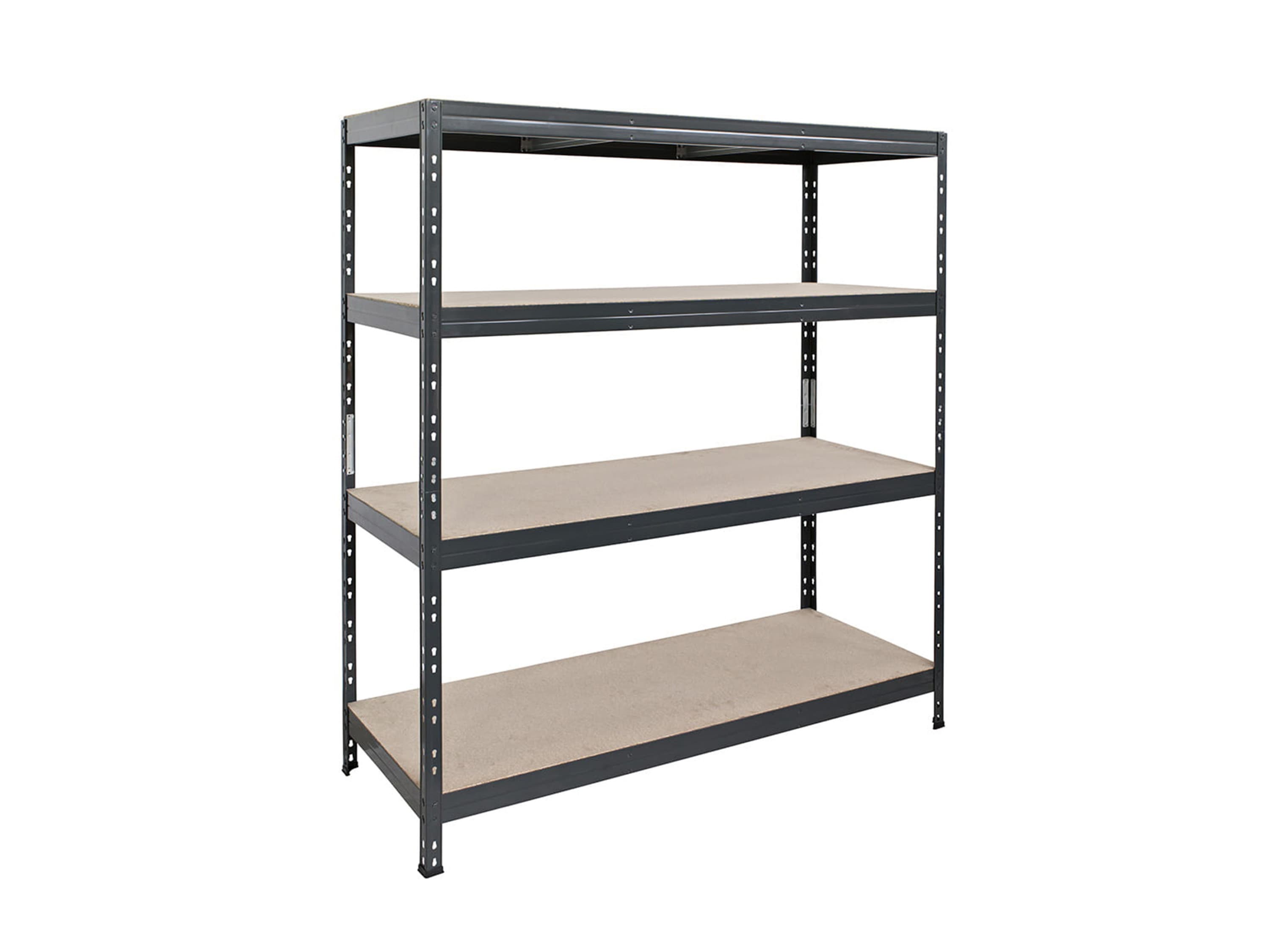 AR SHELVING Vysokozáťažový regál RIVET (180x150x60 cm, antracitovosivá)
